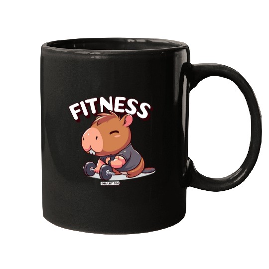 capybaras Pet Fitness Workout Funny Women Gym Training Mugs