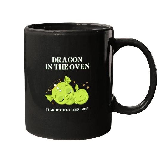 Dragon Pet Baby Shower Expecting Mom Mothers Day Year of Dragon Mugs