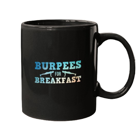 Burpee Art For Men Women Exercise Fitness Workout Burpees Mugs