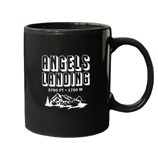 Angels Landing Utah Zion National Park Hiking Outdoor Mugs