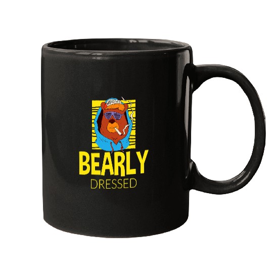 Bear Pet Funny saying bear dressed bear4 Mugs