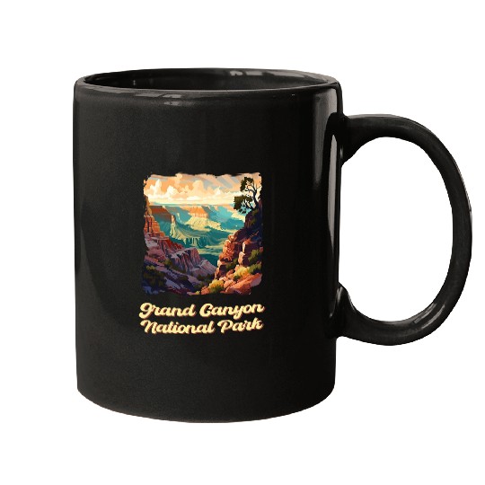 Grand Canyon Adventure Hiking Nature Lover Print 7 Mugs
