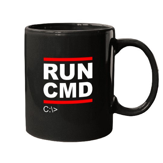 Admins Programmers Run CMD 2 Mugs