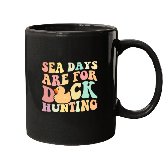 Duck Pet Cruising Sea Days Are For Duck Hunting Rubber Duck Cruise 8 Mugs