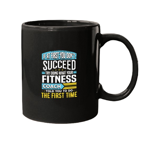 Funny Fitness Coachs Personal Trainer Instructor Sayings Gift Mugs