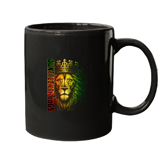 Lion Pet Juneteenth African American Freedom Black History 8 Mugs