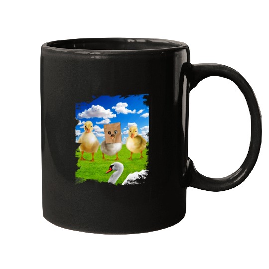 Duck Pet Ugly Ducklings Duckling Duck Ducks With Bag Swan Funny Cute Mugs