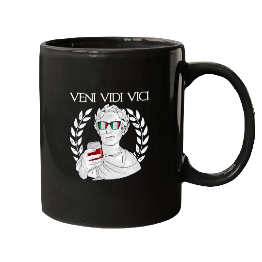 Wines Fun Funny Julius Caesar Veni Vidi Vici Red Wines Tasting Winery Mugs