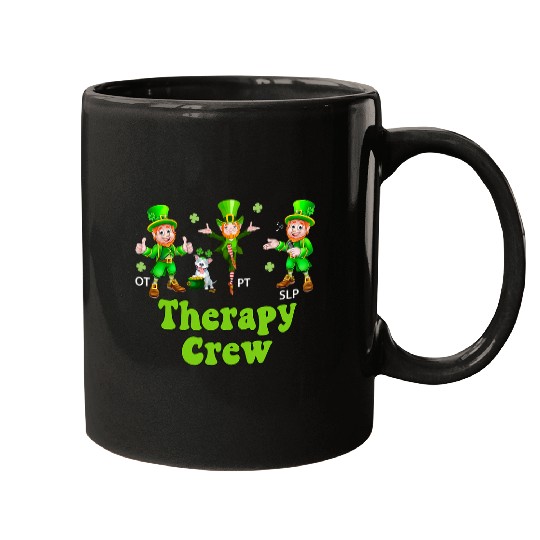 SLP OT PT Crew St Patricks Day Team Therapist ELF Mugs