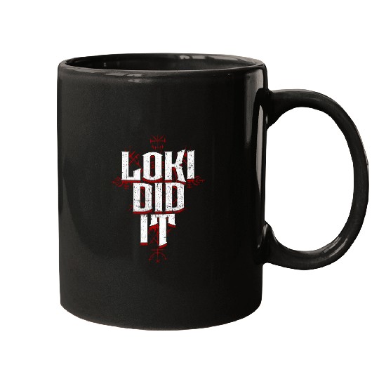 Loki Did It Norse Mythology Viking Nordic Mugs
