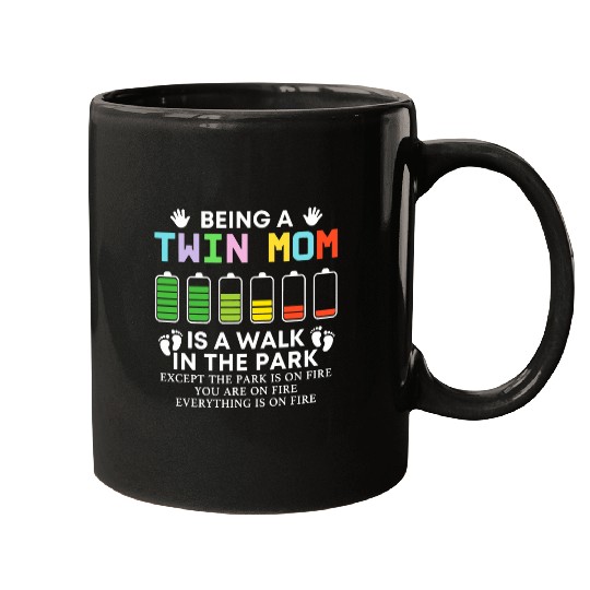 Being A Twin Mom Is A Walk In The Park Mother Day Gift Mugs