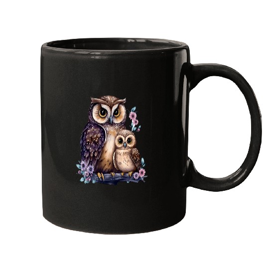 Owl Pet Night Bird Eagle Owl Barn Owl Wisdom Mouse 72 Mugs