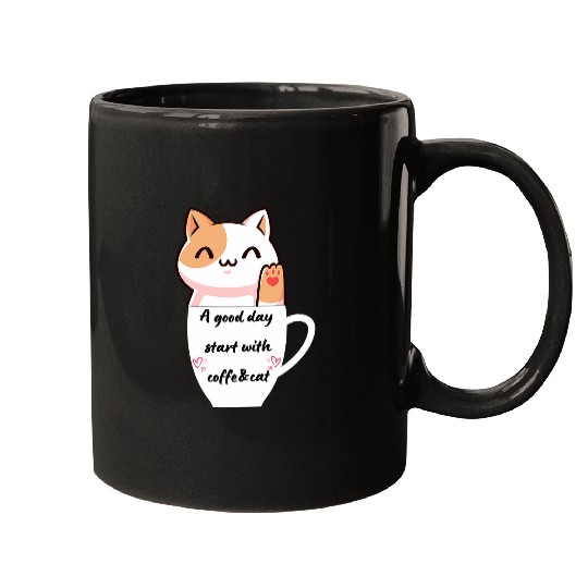 Coffee Fun Orange Cat Coffee Cat Lover Mugs