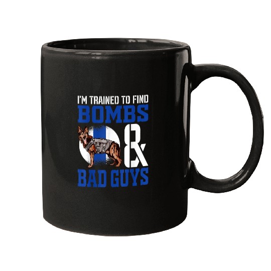 K9 German Shepherd Police Dog Law Enforcement K9 Handler 9 Mugs