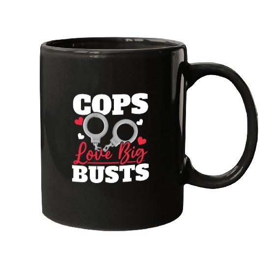Cops Love Big Busts Policeman Law Enforcement Police Officer Mugs