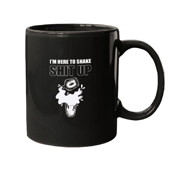 Im Here To Shake Shit Up Barkeeper Mixologist Bartender Mugs
