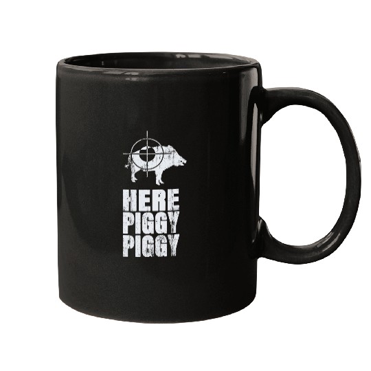 Boar Hunting Wild Hogs Hunter Hogger Funny Mugs