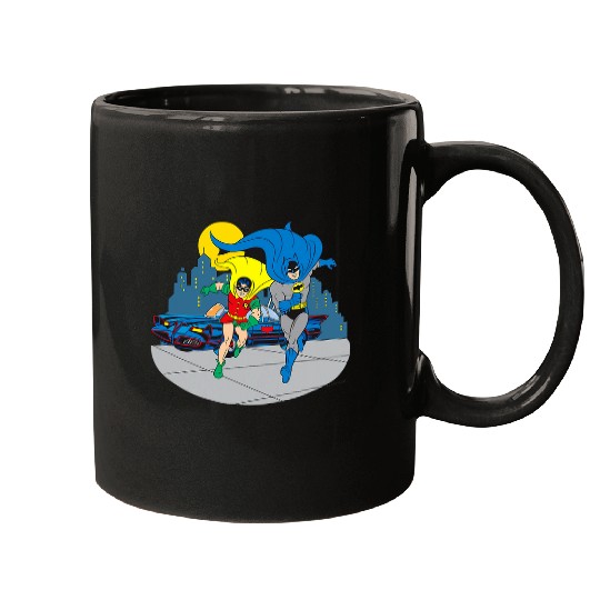 Batman And Robin Midnight Gotham Retro vintages Comic Run Mugs