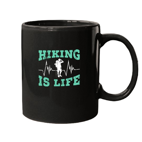 Hike Mountains Climbing Hiker Trek I Love Hiking 9 Mugs