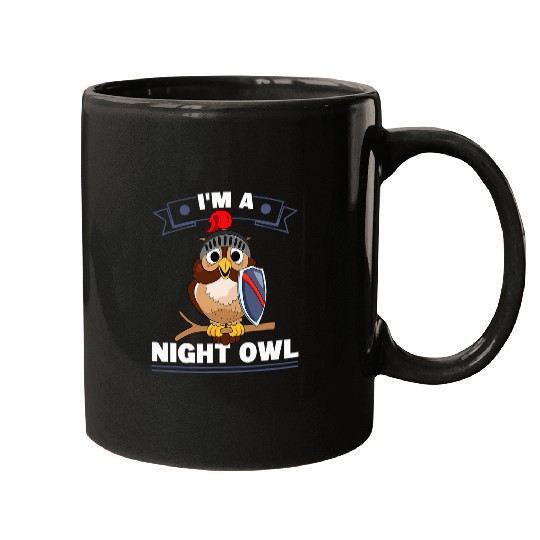 Owl Pet I m A Knight Owl Birds Of Prey Owlets Enthusiast Mugs
