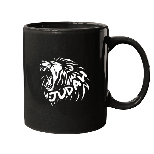 Lion Pet Hebrew Israelite Lion of Judah Yah Yahweh Design Mugs