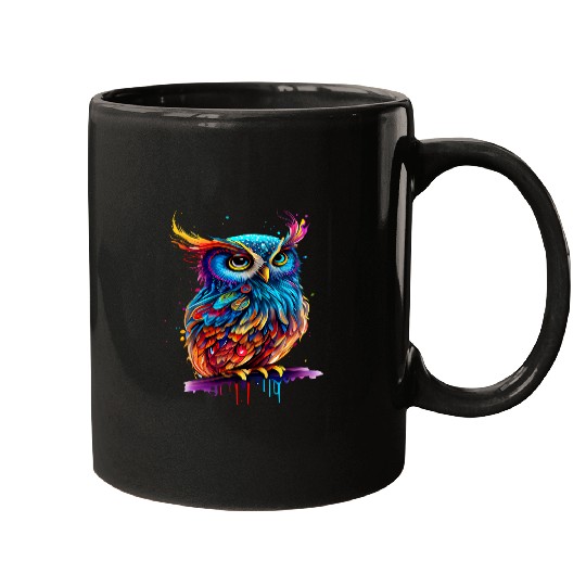 Owl Pet Night Bird Eagle Owl Barn Owl Wisdom Mouse 70 Mugs