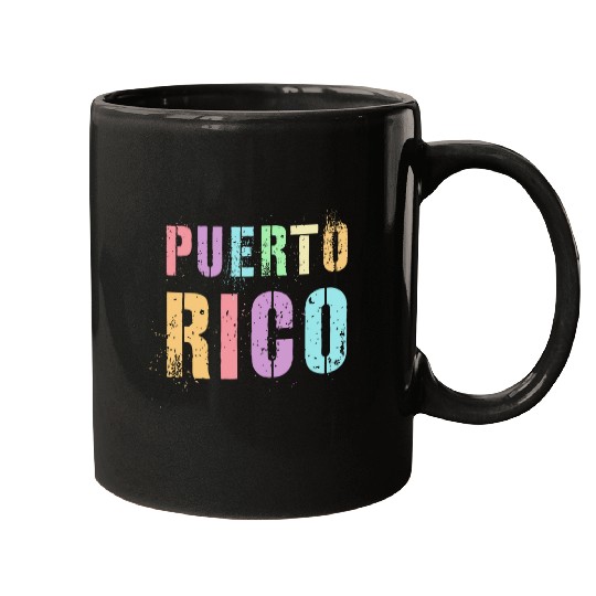 Colorful PUERTO RICO Family Trip Surf Colorful Summer Mugs
