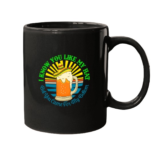 Beer Fun Cinco De Mayo Beer Sombrero Funny Drinking Beer Bottom Mugs