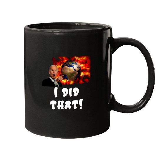 Funny antis Joe Biden Bicycle Brandon Bike Crash Trump 2024 Mugs