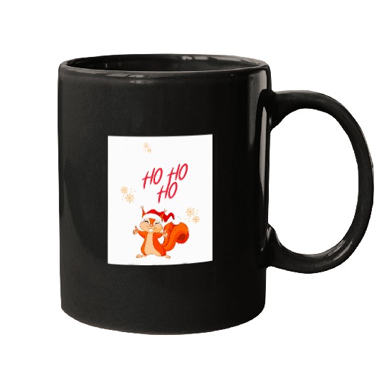 Squirrel Pet Cute Christmas Squirrel Mugs