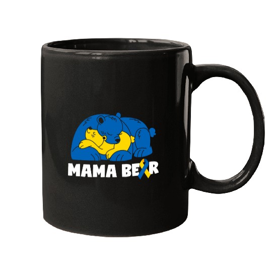 Bear Pet Mama Bear Down Syndromes Awareness T05 Mugs