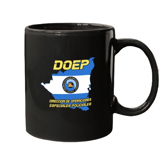 Police Job Nicaraguan Special Police DOEP Nicaragua SWAT Mugs