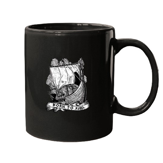Born to raid Viking Mugs