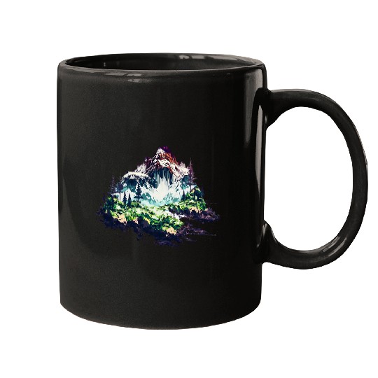 Beautiful mountain landscape for hiking 1 Mugs
