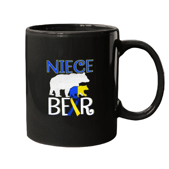 Bear Pet Down Syndromes Awareness Niece Bear T21 Day Women Mugs