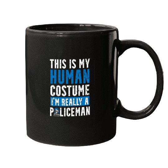 Im Really A Policeman Police Officer Law Enforcement Mugs
