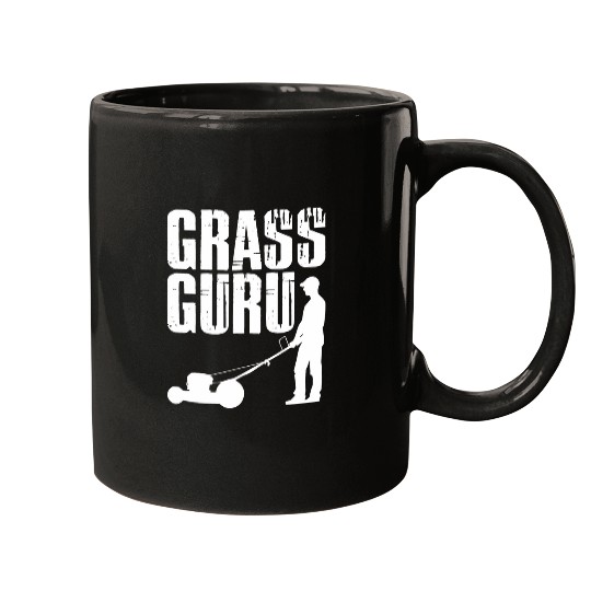 Grass Guru Lawn Care Lawn Mower Landscape Gardening Mugs