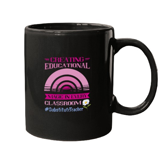 Substitute Teacher Educational Magic Back To School Mugs