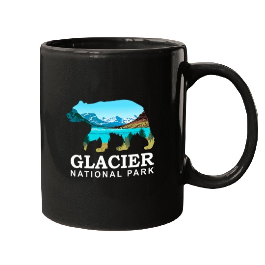 Bear Pet Glacier National Park Montana Bear Road Trip Outdoors Mugs
