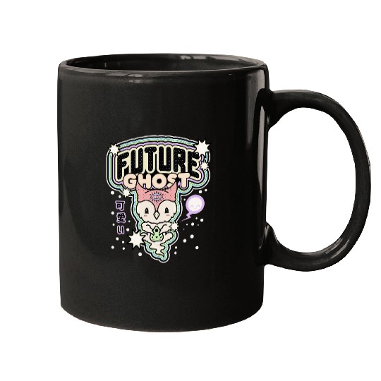 Owl Pet Pastel Goth Sarcastic ghosts Owl Creepy Kawaii Mugs