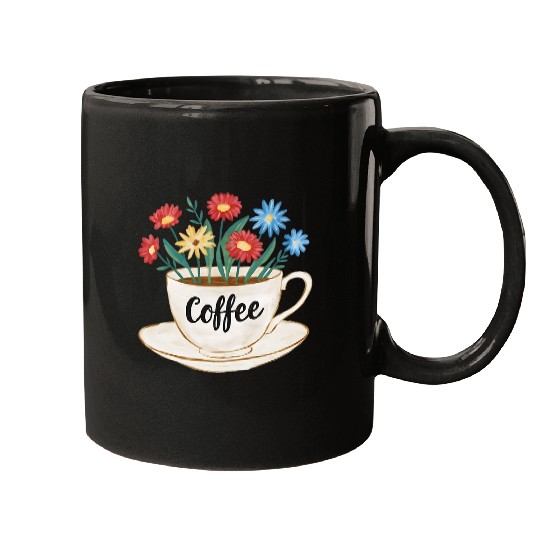 Coffee Fun Floral Plants Gardening Garden Lover Gardener Funny Mugs