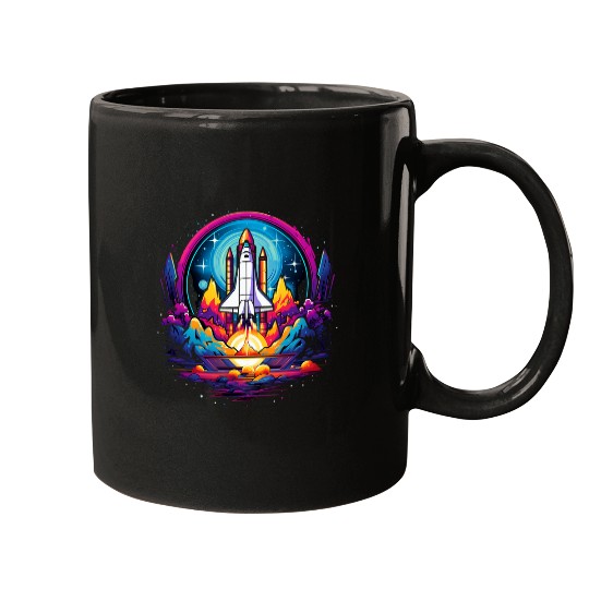 Space Shuttle Science Astronomy Mugs