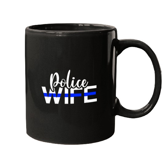 Police Job Proud Police Wife Of A Police Officer Wife Cop Wife Mugs