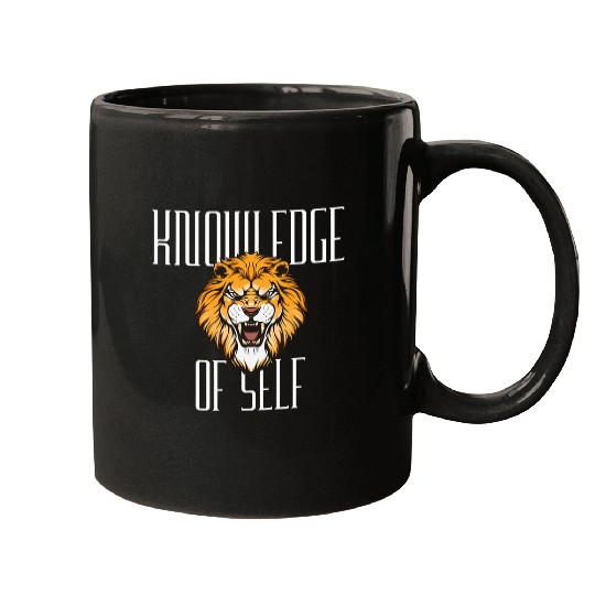Lion Pet Knowledge Of Self Afrocentric Clothing Lion Mugs