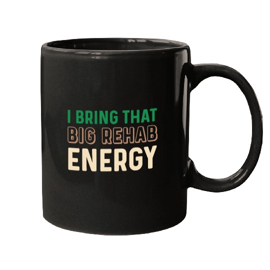Rehab Team Energy PT Month OT SLP Therapist Physical Therapy Mugs
