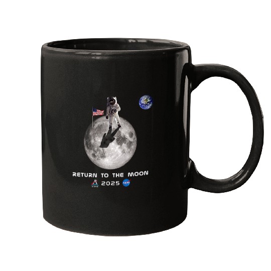NASA Artemis Mission Astronaut Moon 2025 Mugs