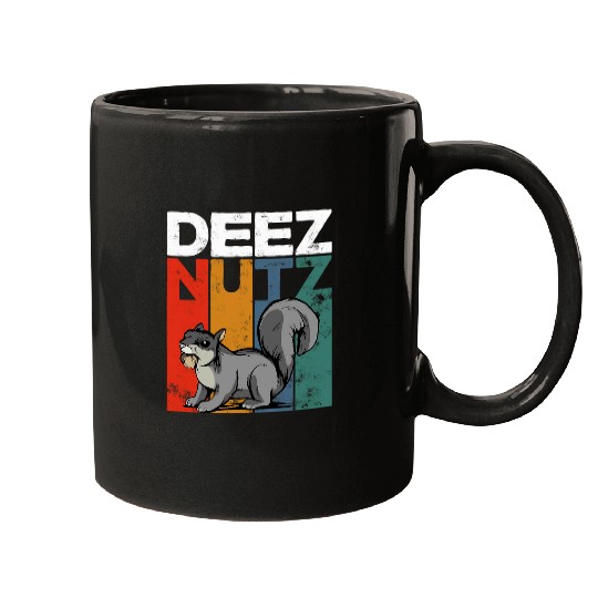 Squirrel Pet Deez Nutz Nutcracker Squirrel Gopher Chipmunk Dees Nuts 7 Mugs