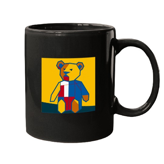 Bear Pet Constructivist Teddy Bear Mugs