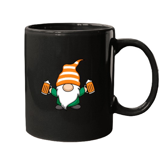 Beer Fun St Patrick s Day Gnome Beer Drinking Drunk Mugs