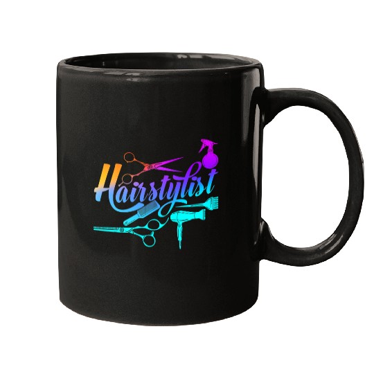 Hairdresser Job Salon Hairstylist Mugs